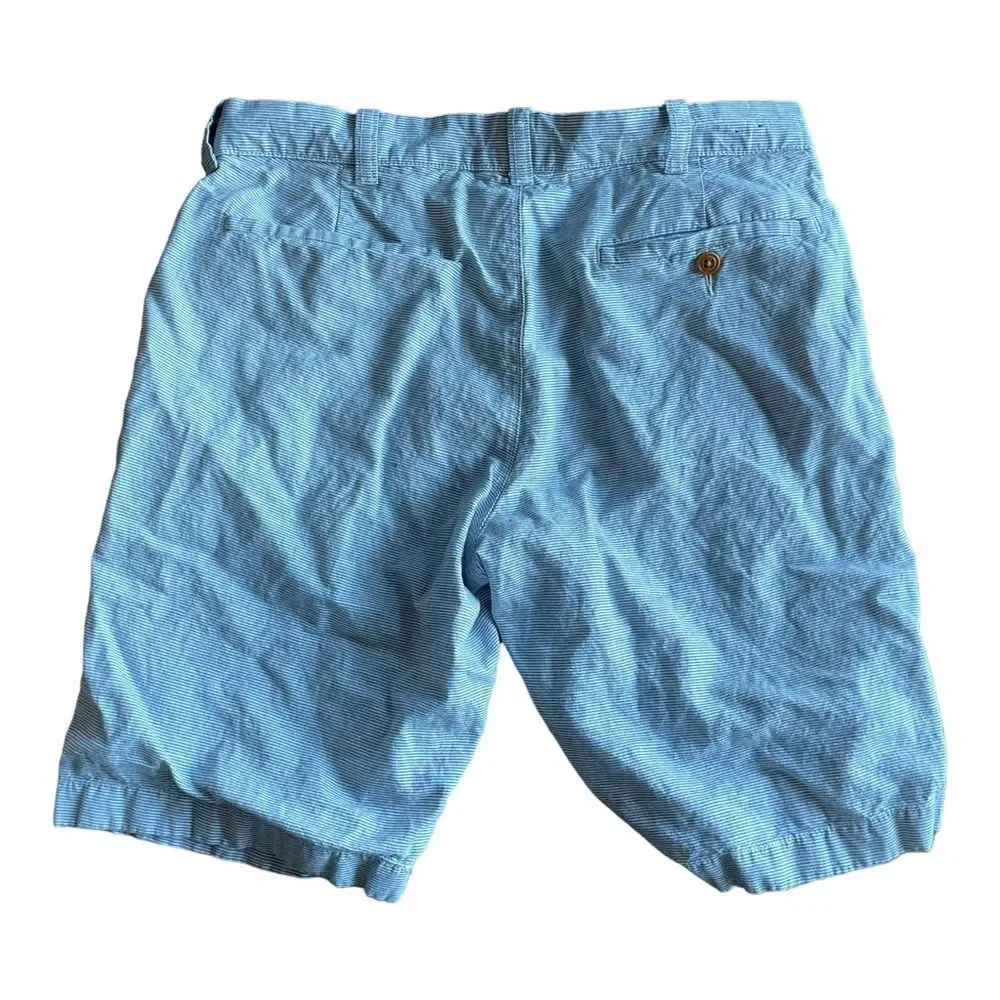 J. Crew Stanton Black Label Striped Shorts Sz 31